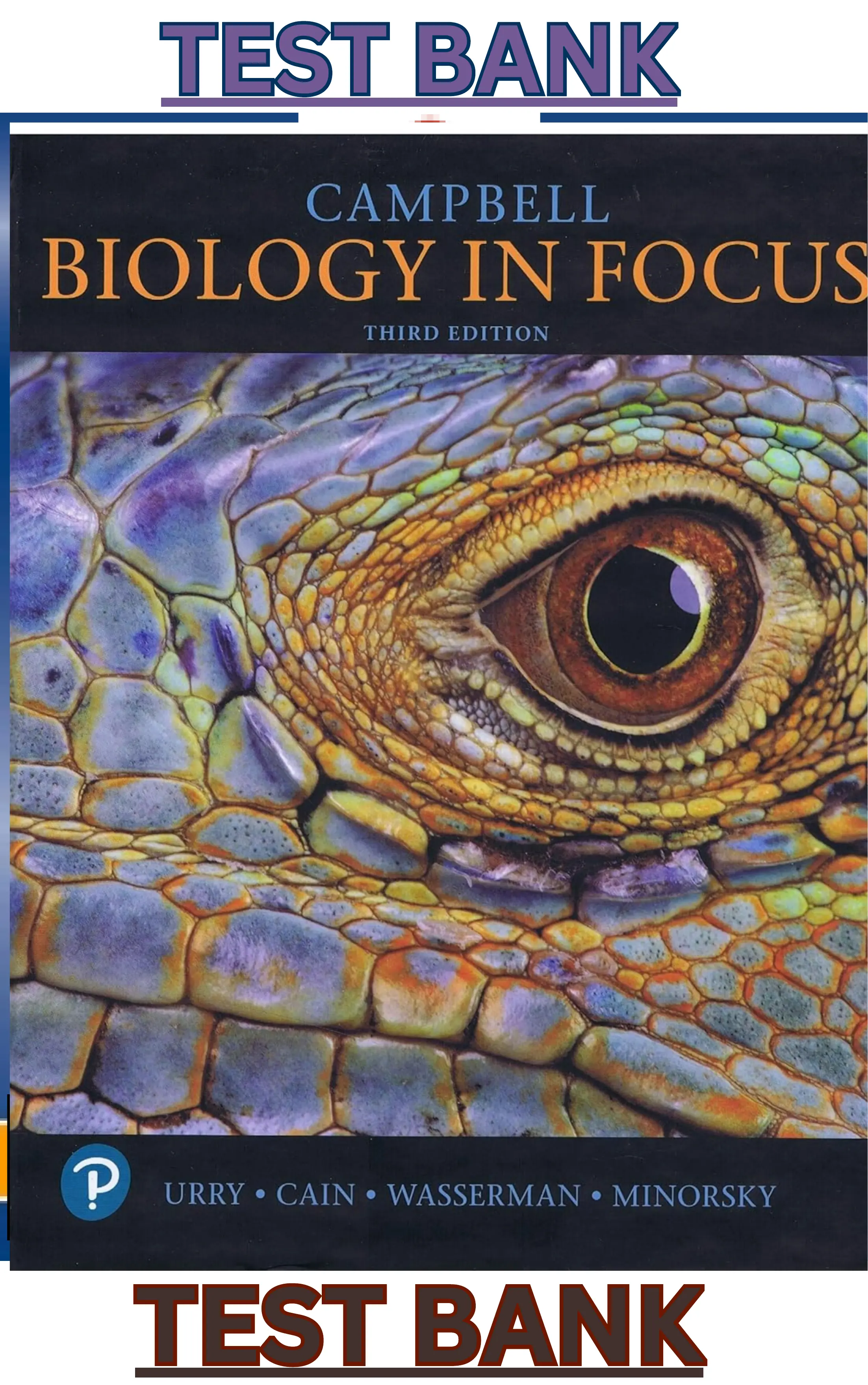 TEST BANK for Campbell Biology in Focus 3rd Editionby Lisa Urry, Michael Cain, Steven Wasserman & Peter Minorsky thumbnail