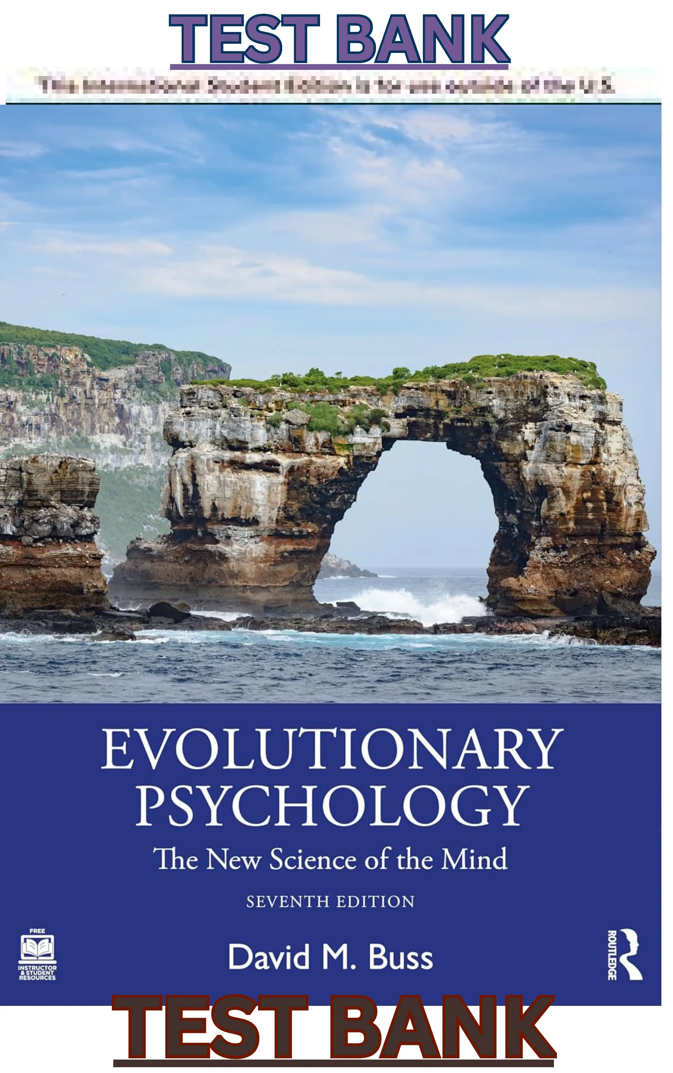 TEST BANK for Evolutionary Psychology; The New Science of the Mind 7th Edition by David Buss thumbnail