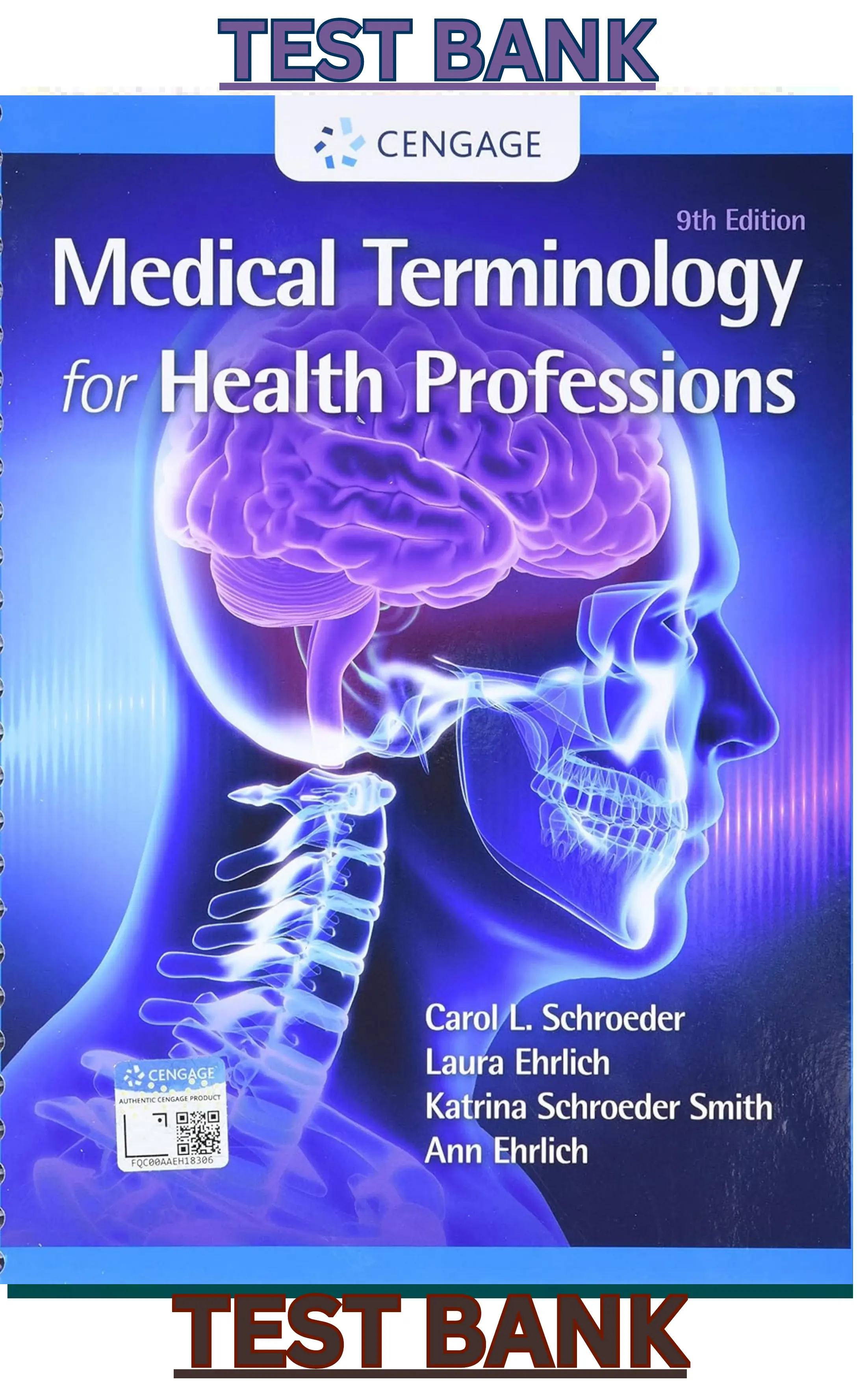 TEST BANK for Medical Terminology for Health Professions 9th Edition by Ann Ehrlich, Carol Schroeder & Laura Ehrlich thumbnail