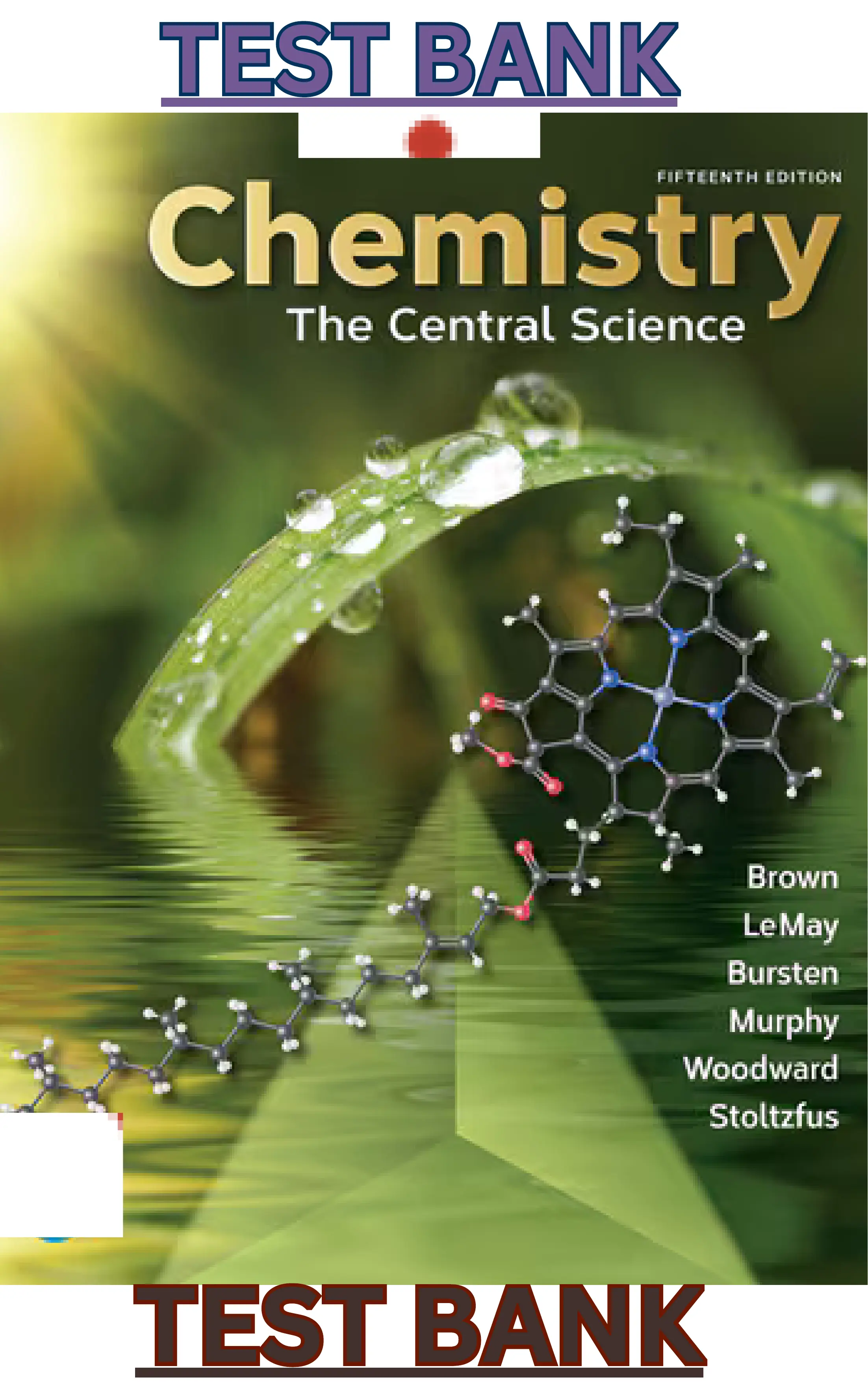 Test Bank for Chemistry; The Central Science, 15th Edition by Theodore Brown, Eugene LeMay,Bruce Bursten,Catherine Murphy,Patrick Woodward & Matthew Stoltzfus thumbnail