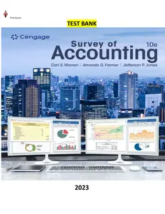 Survey of Accounting 10th Edition by Carl S. Warren, Amanda Farmer & Jefferson P. Jones-TB thumbnail