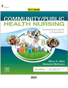 Community-Public Health Nursing-Promoting the Health of Populations 8th Edition by Mary A. Nies & Melanie McEwen - Test Bank thumbnail