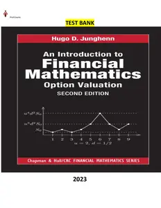 Solution Manual - An Introduction to Financial Mathematics Option Valuation by Hugo D. Junghenn thumbnail