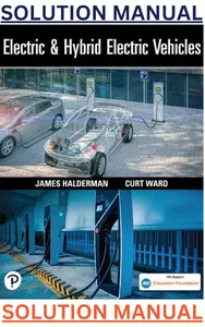 SOLUTIONS MANUAL for Electric and Hybrid Electric Vehicles 1st Edition by James Halderman & Curt Ward  | Ch.1- 20 thumbnail