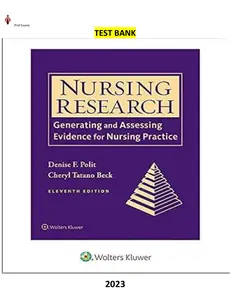 Essentials of Nursing Research-Appraising Evidence for Nursing Practice 11th Edition by Denise F. Polit & Cheryl Tatano Beck  - Complete, Elaborated and Latest(Test Bank) thumbnail