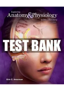 Test Bank for Exploring Anatomy & Physiology in the Laboratory 3rd Edition Amerman_compressed thumbnail
