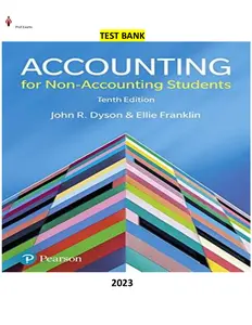 Solution Manual-Accounting for Non-Accounting Students by John Dyson & Ellie Franklin thumbnail