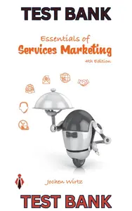 Test Bank - Essentials of Services Marketing 4th Edition by Jochen Wirtz thumbnail