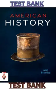 Test Bank for American History_ Connecting with the Past 15th Edition by Alan Brinkley thumbnail