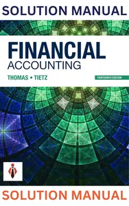 Solution Manual for Financial Accounting 13th Edition by William Thomas & Wendy Tietz -Complete thumbnail