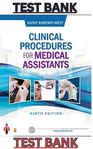Test Bank -  Clinical Procedures for Medical Assistants 9th Edition by Kathy Bonewit-West thumbnail