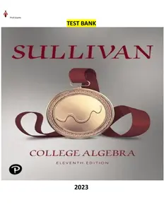 Solution Manual - College Algebra,11th Edition by Michael Sullivan thumbnail