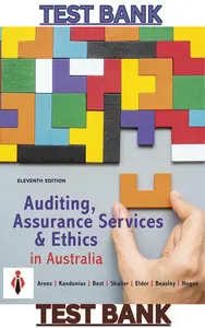 TEST BANK for Auditing, Assurance Services and Ethics in Australia 11th Edition by Alvin Arens, Chris Kandunias, Peter Best, Greg Shailer, Randal Elder, Mark Beasley & Chris Hogan thumbnail