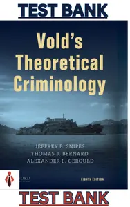Test Bank - Vold_s Theoretical Criminology 8th Edition by Jeffrey B. Snipes, Thomas J. Bernard & Alexander L. Gerould thumbnail
