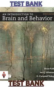 Test Bank for An Introduction to Brain & Behavior 7th Edition by Bryan Kolb thumbnail