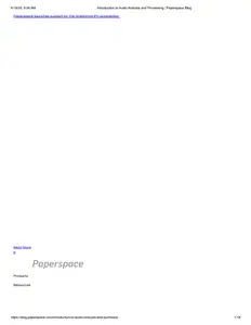 Introduction to audio and synthesis thumbnail