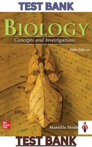 Test Bank for Biology-Concepts and Investigations 5th Edition by Mariëlle Hoefnagels thumbnail